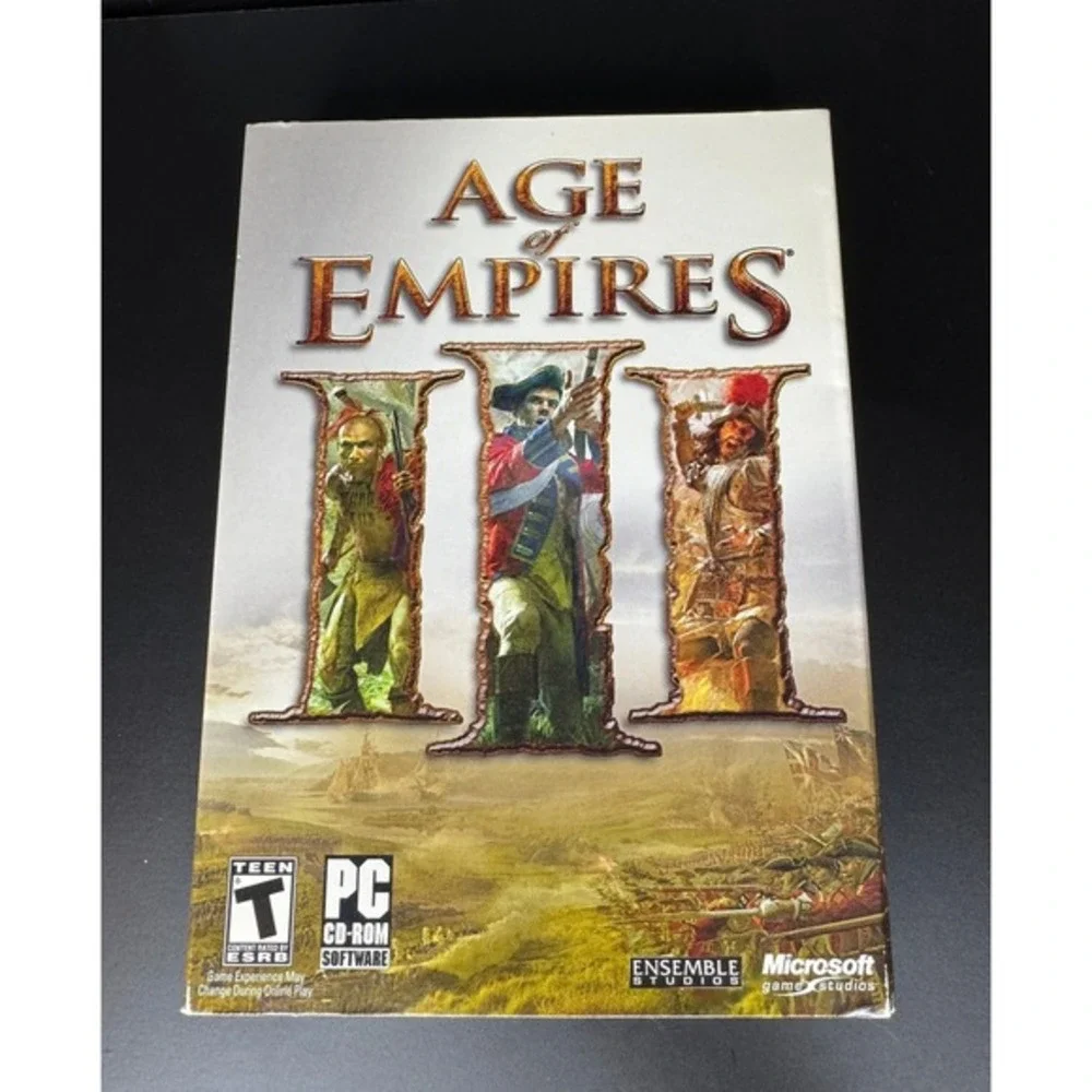 Vintage 2005 Age of Empires III PC Game Complete With Discs, Manuals & Key